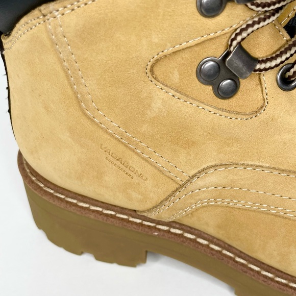 NEW Women's 7 Vagabond Shoemakers Cosmo nubuck brown lace up boots 4849-250-13 - Picture 7 of 10